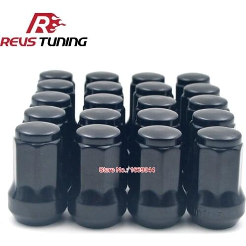 32mm M12X1.5 / M12X1.25 Black/red/blue/rainbow Car Racing Wheel Lug Nuts