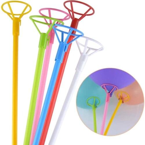 3Pcs Wedding Decor Birthday Party Balloons Stand Balloon Holder Stick With Base Festival Party Baby Shower Balloons Accessories