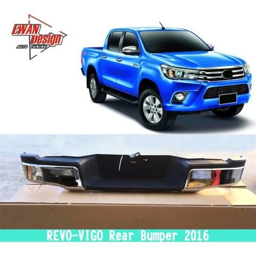 Rear Bumper Upper Guard Bumper Accessories Upgraded rear bumper For 2016 Hilux REVO VIGO