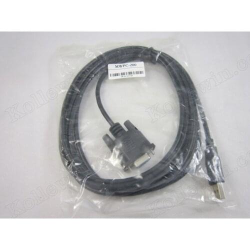 Free Shipping OEM MWPC-200 RS232 interface Taiwan VIGOR VH/VB/M series PLC Programming Cable, MWPC200 Download Line,MWPC 200