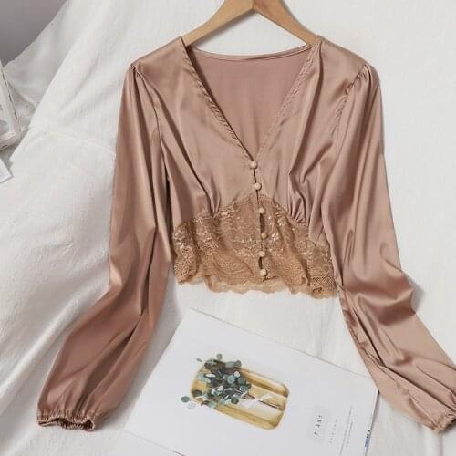 Блузки на пуговицах Iceinside China At AliExpress