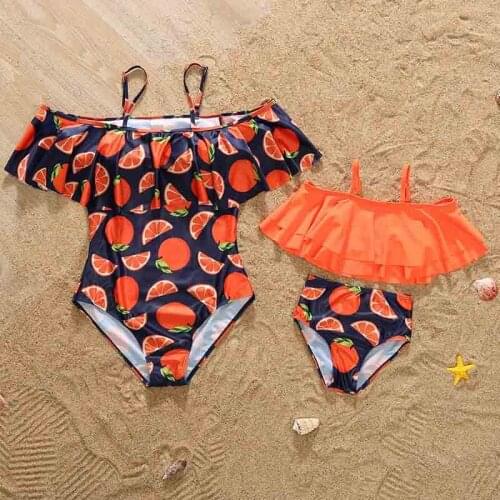 Mother And Daughter Swimsuit Family Look Mommy and Me Clothes Bikini Mom Daughter Swimwear Family Matching Clothes