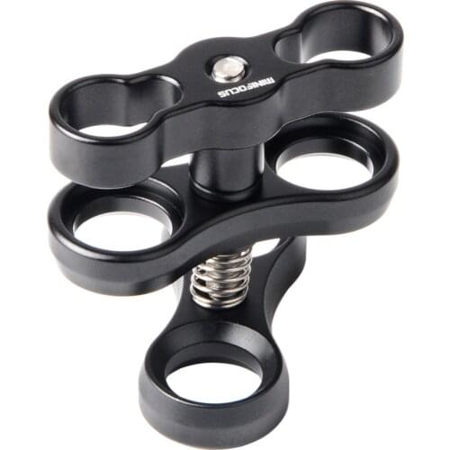 MINIFOCUS for Gopro Ball Mount Bracket Multifunctional Butterfly Clamp for Diving Underwater Photography Arm Video Light