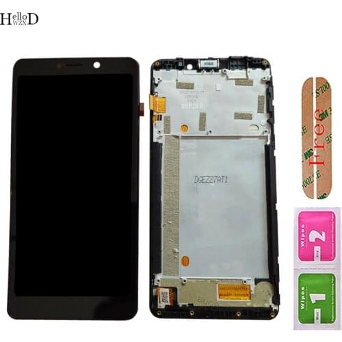 Mobile LCD Display For Wiko Tommy3 W_C200SN C201 LCD Display + Touch Screen Digitizer Assembly With Frame Tools