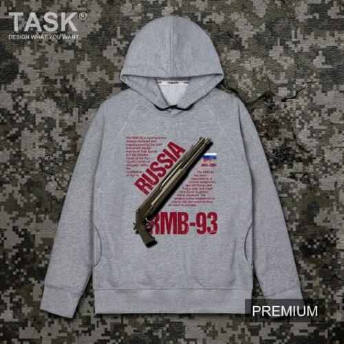 Russia RMB93 Shot Spray gun weapon fans cotton fashion hoodie sweatshirt men casual long sleeve Sportswear Spring Autumn Hoodies