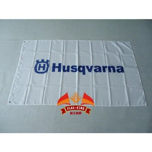 Husqvarna motor Flag 3ft x 5ft Polyester husqvarna motor Banner Flying Size 90*150CM Custom flag