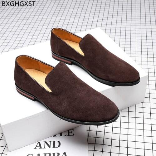 Brown Slip on Shoes Men Luxury Designer Dress Shoes Mens Fashion Black Elegant Shoes for Men 2021 Chaussure Homme Zapatos Hombre