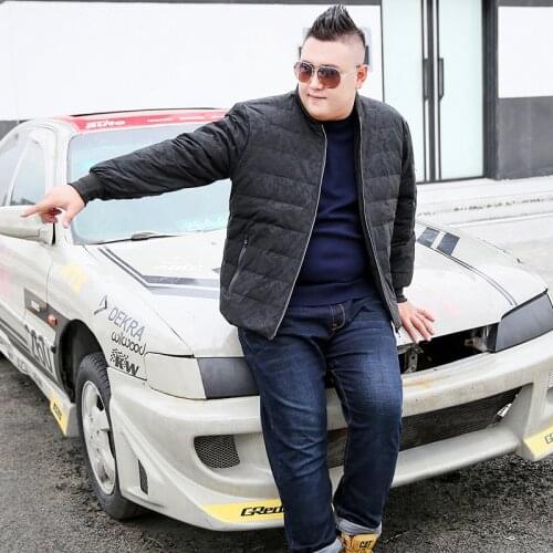 New arrival Extra Large Fashion Jacket Winter Coat White Duck Down Loose Thick Casual Stand collar plus size XL-11X12XL13XL