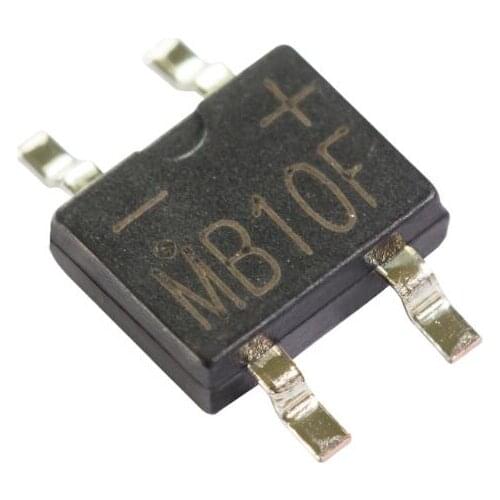 100PCS/LOT MB10F patch rectifier bridge stack SOP4 1A/1000V bridge rectifier