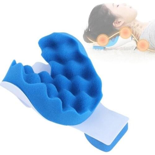 Relief Pillow Travel Cervical Pillow Neck and Shoulder Pain Relief Spine Alignment Massage Traction Device Support Relaxer