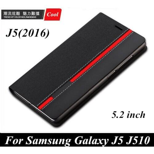Luxury Wallet Bag Stand Mixed Colors Flip PU Leather Case For Samsung Galaxy J5 2016 J510 J510F Cover w Card Slots Fundas Capa