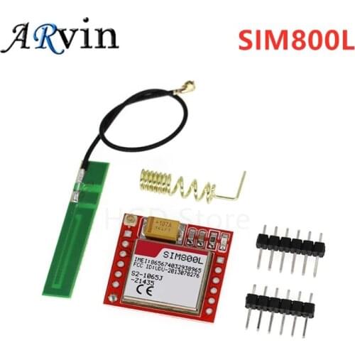 SIM800L GPRS GSM Module Micro SIM Card Core Quad-band TTL Serial Port Antenna PCB Wireless WIFI Board for Arduino Smart Phone
