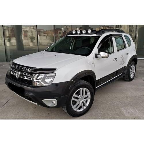 For DACIA DUSTER Rain Wind Deflector 2010-2017 Sunshade Curtains Car Windshield Auto Accessory Universal Spilitter Mud Flaps