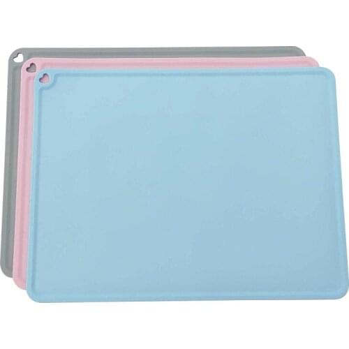 Waterproof And Non-slip Silicone Pet Food Mats, Dog Food Mats, Pet Car Mats, Cat Food Leakage Prevention Mats, Pet Mats