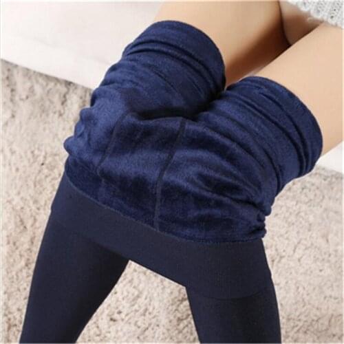 Ladies fall winter plus cashmere bottoming trousers warm leggings high waist thick velvet high elastic high quality warm legging