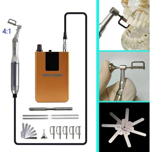 1 set Dental Interproximal Enamel Reduction Contra Angle IPR Orthodontic Kit for Dentist