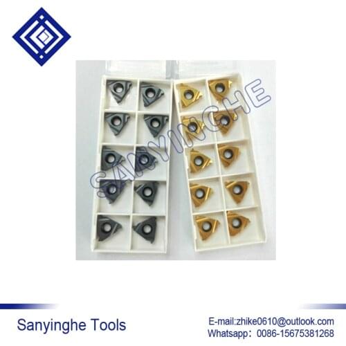 Free shipping high quality 10pcs/lots YBG203 Z22ER3.5ISO cnc carbide turning inserts threading inserts