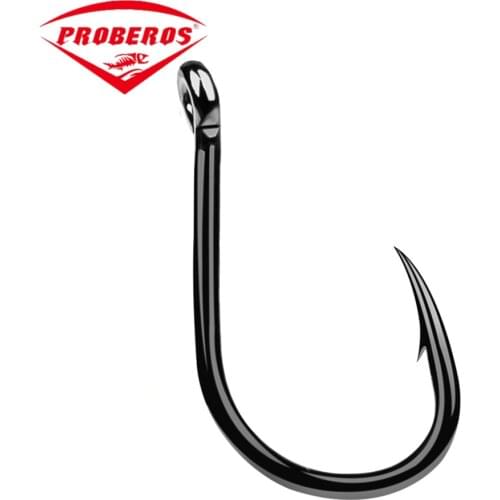 200pcs Japan Izu Fish Hook High Carbon Steel Barbed In Fly Fishing Hook Worm Pond Fishing Bait Holder Jig Hole Pesca Hooks