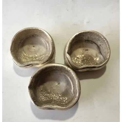 3pcs Ancient Chinese coins, coins, silver ingots, horseshoe prints, collections metal decoration