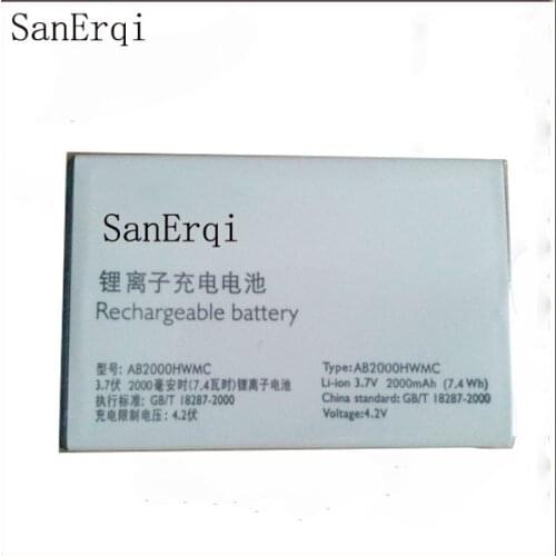 2000mAh AB2000HWMC/AB2000HWML Battery For PHILIPS Xenium W3568 Smart Phone Lastest Production Battery