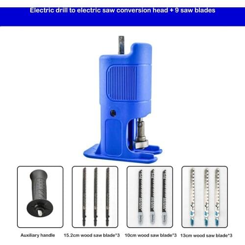 Cordless Reciprocating Saw Adapter Set Electric Drill To Reciprocating Saw Modified Attachment for Wood Metal Cutting Hand Tool