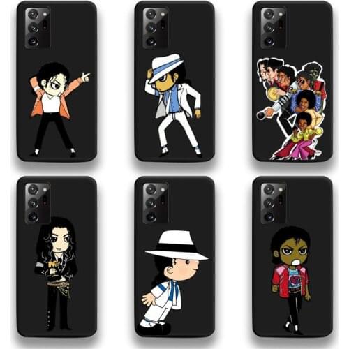Fashion cartoon singer Michael jackson Phone Case For Samsung Galaxy Note20 ultra 7 8 9 10 Plus lite M51 M21 M31S J8 2018 Prime