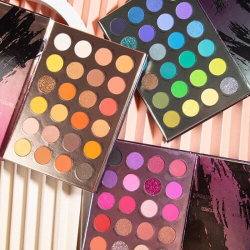 Beauty Glazed Eyeshadow Palette Colorful Shadows pallet Glitter Highlighter Shimmer Make Up Pigment Matte Eye Shadow Pallete