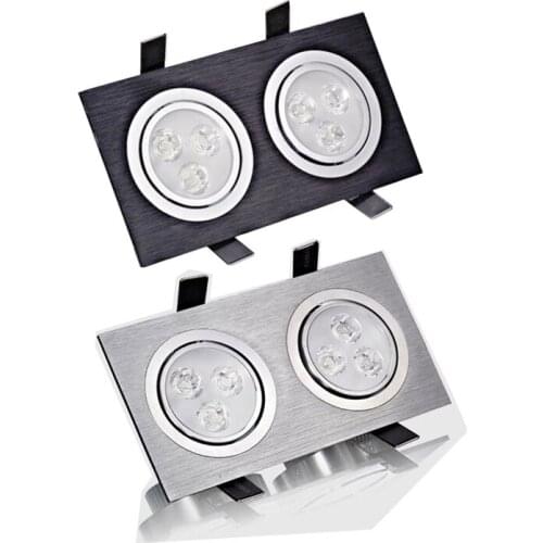 Square Dimmable LED Downlight 12W 20W 28W AC85-265V Recessed Ceiling Downlight LED Indoor Lighting