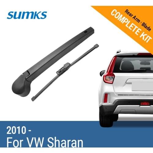 SUMKS Rear Wiper & Arm for VW Sharan 2010 2011 2012 2013 2014 2015 2016 2017