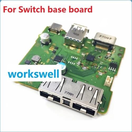 For NS Switch Base Motherboard HDMI Output Charging Board HD TV Video Base Motherboard Repair Parts For Nintendo Switch