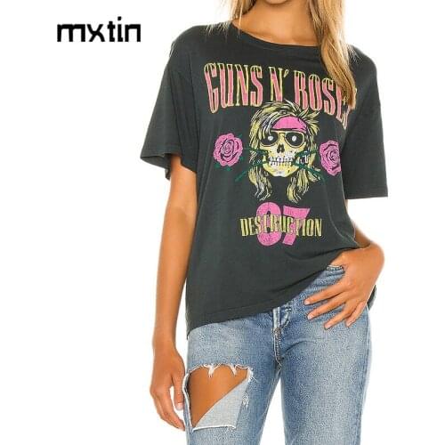 Женские короткие футболки Mxtin China At AliExpress