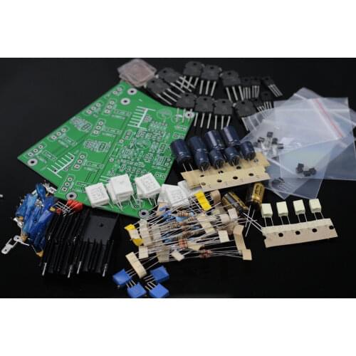 One Pair HM3S High Bias Class AB Amplifier Kit Base On GOLDMUND GM29 120W +120W