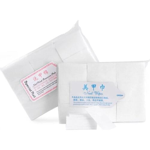 Disposable Nail Art Wipes Hard Soft Paper Manicure Polish Gel Remover Cleaner Lint-Free Napkins Cotton Pads
