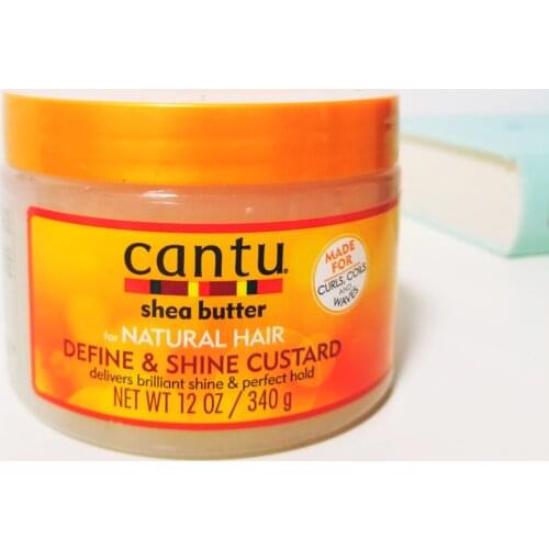 Original Cantu shea butter for natural hair Define Shine Custard 12OZ 340g
