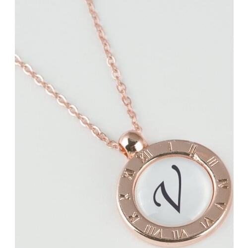 Roz Color Letter Necklace