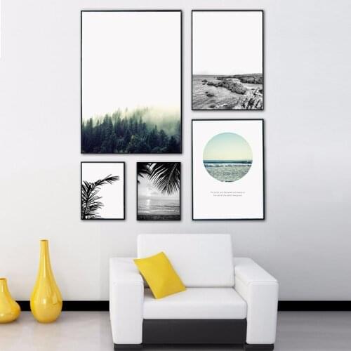 Modern Giclee canvas prints seascape scenery poster on the wall Home Office Decoration art canvas paintings decorative picture