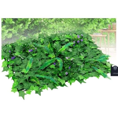 Plastic Artificial Lawn Plant Real touch Moss Fake Grass Mat Greenery Panel Fence Micro Landscape Home Garden Decor Supplies