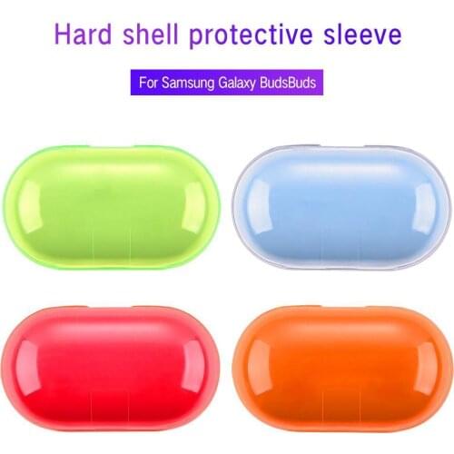 Pure Color Transparent PC Headset Protective Case For Samsung Galaxy Buds/buds+ Universal Bluetooth Compatible Headset