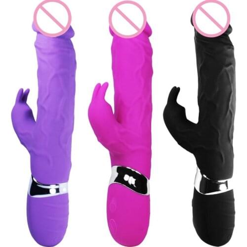 Sex Products G-Spot Body Massager Rabbit Vibrator USB Rechargeable Female Masturbation Dildo Vibrator Adult Sex Toys For Woman