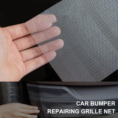 1/2/4PCS Car Bumper Stainless Steel Repair Tool Net Woven Wire Bumper Crack Repair Hole Repairing Air Vent Mesh Net 25*12.5cm