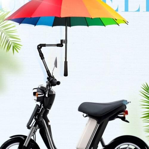 Foldable Umbrella Mount Holder Stand Adjustable Attach Detach Clamp Wheelchairs K1KD