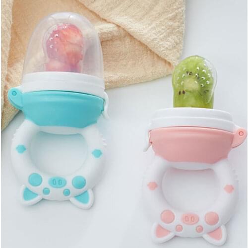 Baby Feeder Nipple Toddler Eat Extractor Pacifier Baby Feeding Nipple Auxiliary Food Molars Gum Newborn Soonther Pacifiers