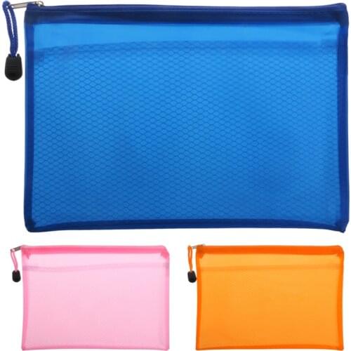 Document Bag A5 Zipper File Pocket Storage Organizer Office School Waterproof