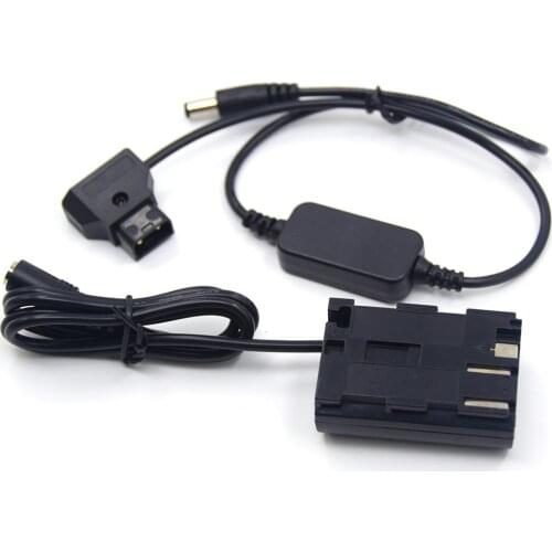 D-TAP step-down Power Cable DMW-AC8 + DR-400 DC Coupler BP-511 dummy battery for Canon EOS 5D 10D 20D 30D 40D 50D D60 300D