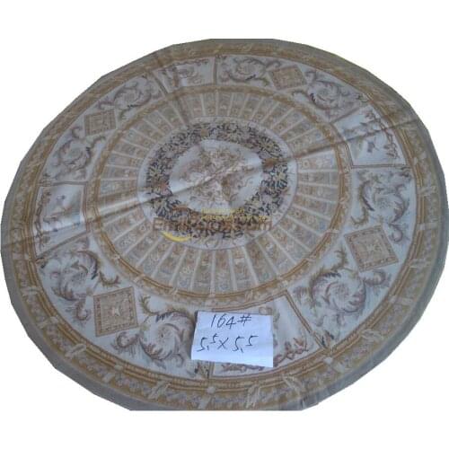 Knitting Home Decor Museum Wool Rug Carpet French Aubusson Carpets Antique French Wool 19th Century Aubusson Carpet