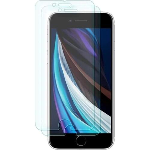 2PCS Screen Protector Glass for iPhone SE 2020 Tempered Glass for iPhone New SE 2nd Generation Glass on the for iPhone SE 2020