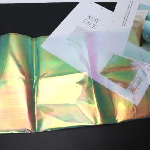 652F Aurora AB Effect Reflective Mirror Paper DIY Epoxy Resin Jewelry Fillings
