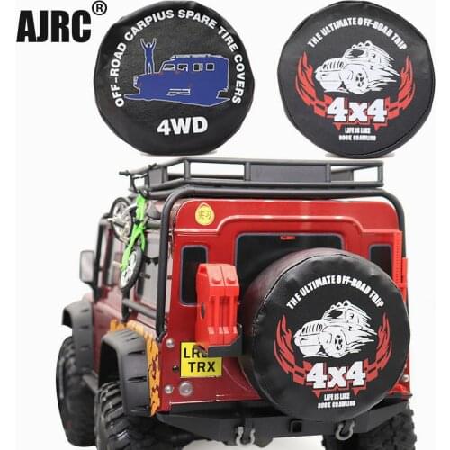 1/10 analog climbing car for TRAXXAS TRX-4 TRX-6 SCX10 90046 RR10 RC4WD AXIAL 90-120MM tire racing 1.9 2.2 inch spare tire cover