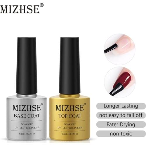 1pc/2pcs 10ml Primer UV LED Gel Base Primer Soak Off Gel Nail Polish For Nail Art Design Top coat and Base coat Varnishes Nails