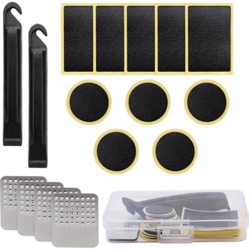 Brand New Bike Bicycle Flat Tire Repair Kit Tool Set Kit Patch Rubber Portable Best Quality Cycling 16 pcs